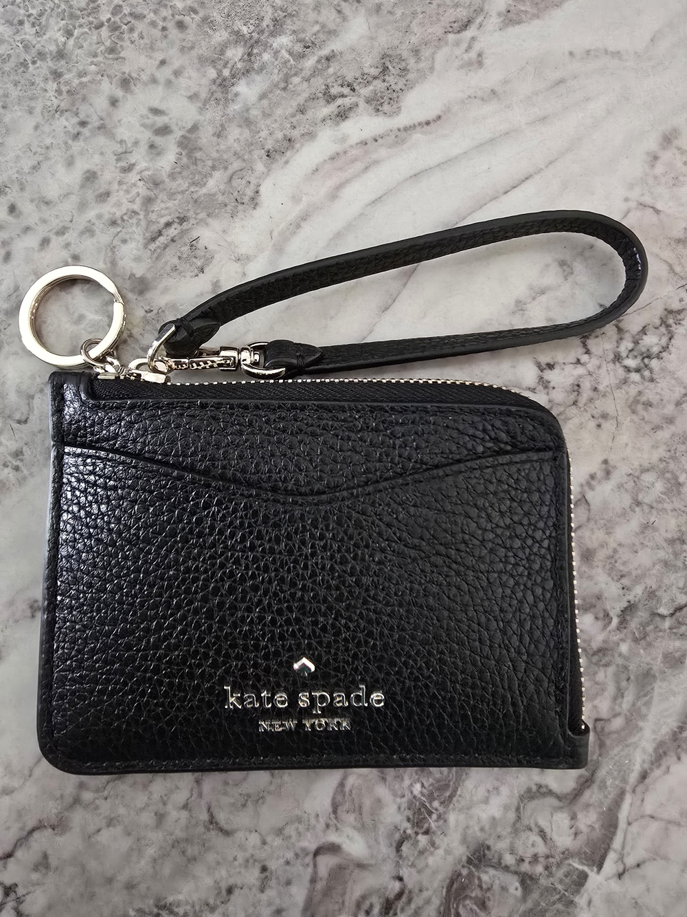 kate spade New York Leather Wristlet Card Holder